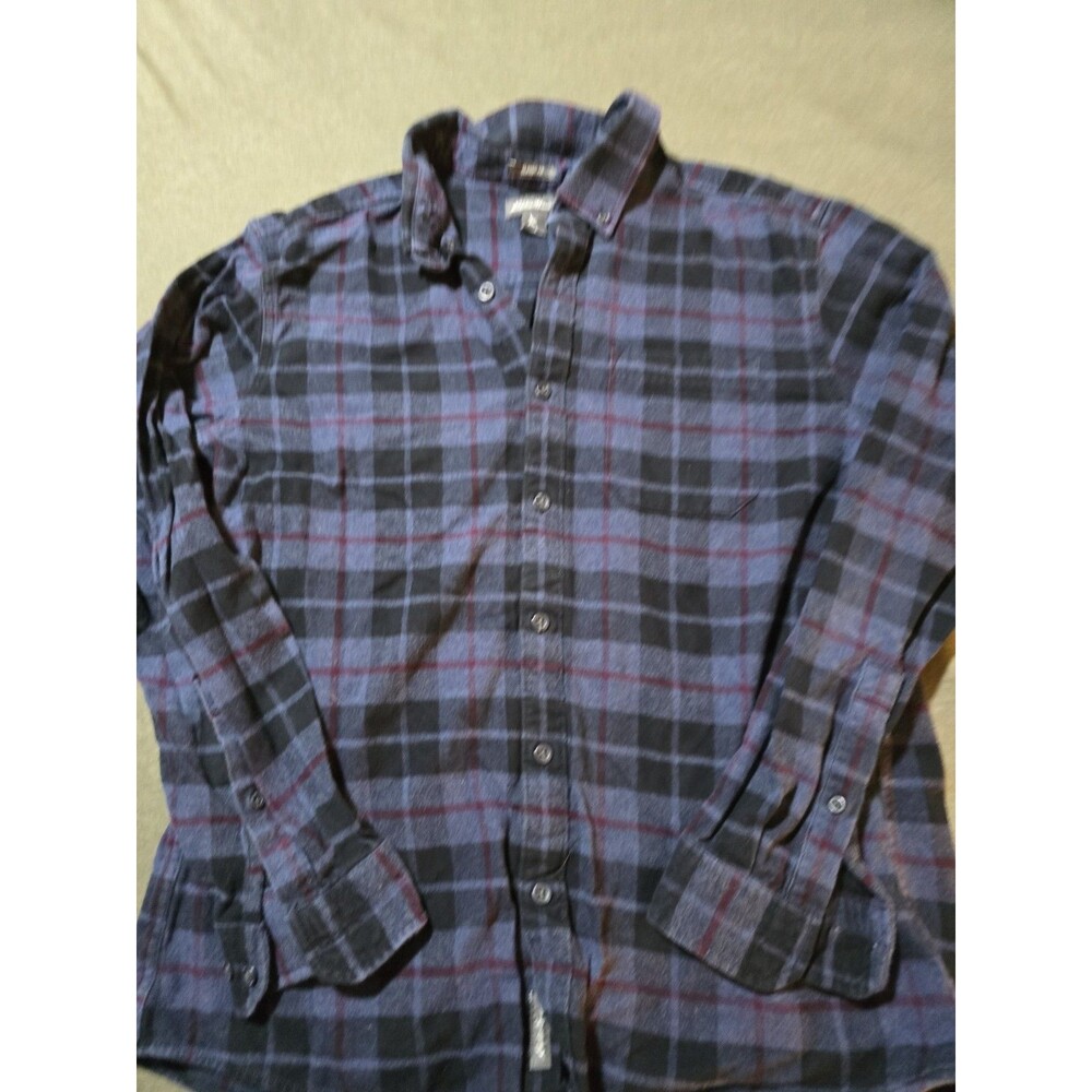 Eddie Bauer Flannel Button Down Long Sleeve Size Large Heavy